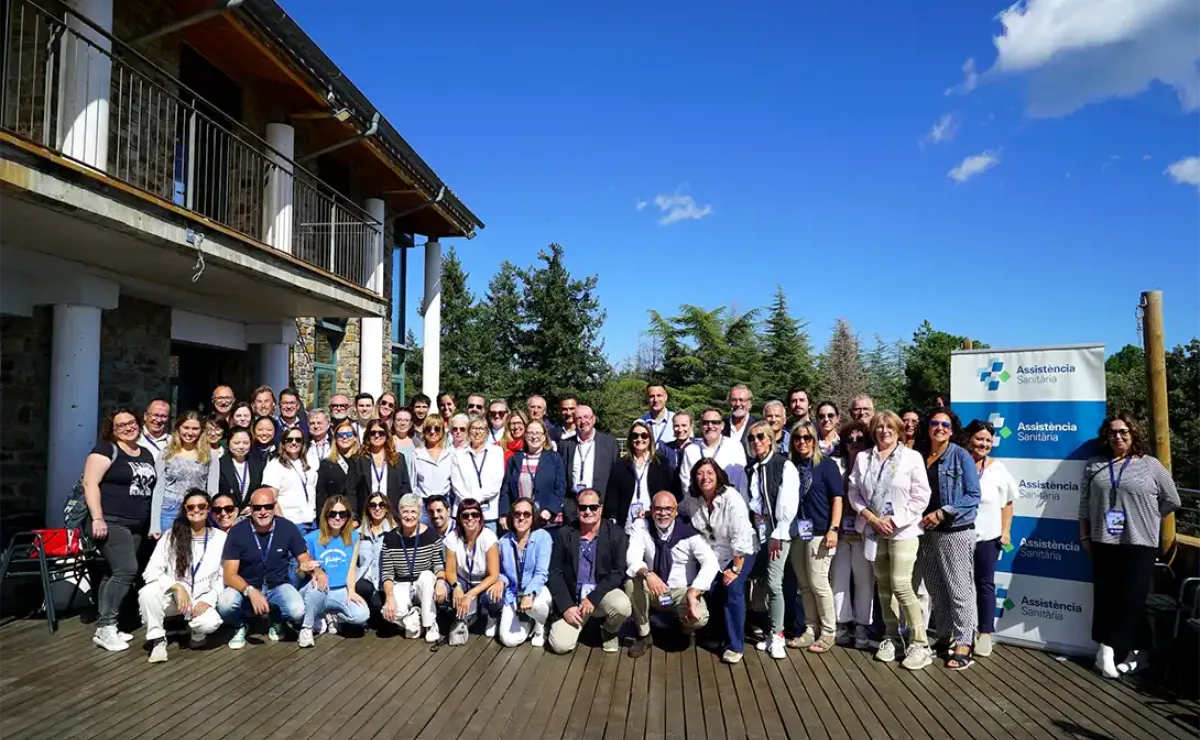 Foto de grupo de la convención de Assistència Sanitaria